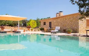 Villa with stone façade and pool — Villa Erdei de Buteasa y Preluca - Image 2