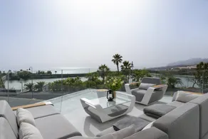 Child-friendly beautiful villa with private pool, garden & fast internet | Water view - Image 3