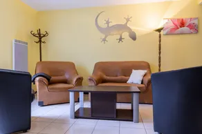 Kleines Haus „Gîte Sanglier“ mit gemeinsamer Terrasse, WLAN und Klimaanlage - Image 3