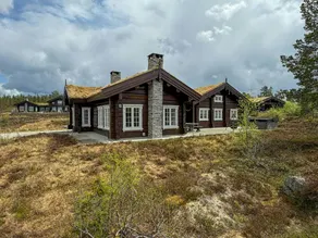 Timber cabin with hot tub and ski runs in Veggli - Image 2