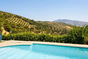 Fully equipped villa with garden, heated pool & terrace | Pool view - Image 4