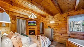 Romantic Smoky Mountain Cabin with Hot Tub, Scenic Views & Game Loft near Pigeon Forge, Tennessee - Image 5