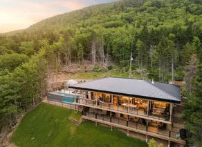Epic Oceanfront Log Home with Heated Pool, Sauna & Stargazing Dome Cape Breton Coastal Retreat, Nova Scotia - Image 2