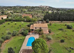 Family-oriented nice holiday apartment with private pool, garden & terrace | Pool view - Image 5