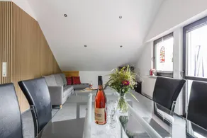 Charmant appartement adapté aux familles avec internet haut débit, barbecue et jardin | Vue jardin | Avec animaux autorisés - Image 3