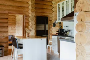 Modern log cabin by Dalby Huse beach - Image 5