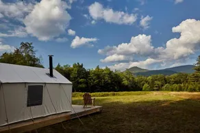 Secluded Glamping Tent with Trout Stream Near Great Northern Catskills in Elka Park, New York - Image 4