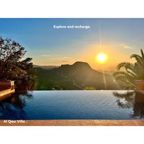 Al Qasr' villa, with Infinity pool, outdoor kitchen, fast wifi & stunning views/sunsets 1500m2 outdoor space - Image 2