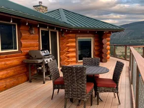 Cozy Secluded Log Cabin Retreat with Stunning Views, Luxury Comfort & Grill Deck in Sequim, Washington - Image 4