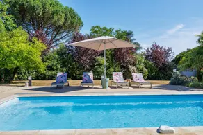Kinderfreundliches Landhaus mit Terrasse, beheiztem Pool und Grill | Gartenblick - Image 2