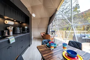 Romantic Geodesic Dome Hot Tub Under the Stars - Image 3