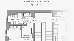 Apartment with 1 bedroom for 2 persons - Image 2