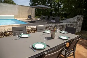 Villa with terrace, garden & BBQ | Pool view - Image 3