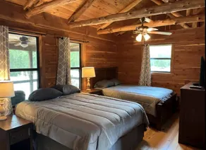 A Rustic Log Cabin - Perfect for a Glamping Getaway by the San Marcos River near Kingsbury, Texas - Image 4