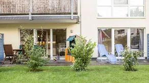 Appartement de vacances avec terrasse et barbecue | Vue jardin - Image 3