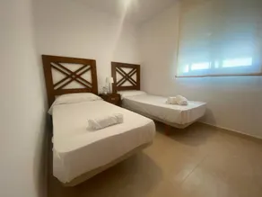 Flat with terrace, garden & pool - Image 4