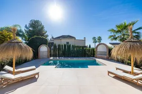 Child-friendly villa with barbeque, terrace & private pool | City view - Image 2