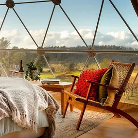 Incredible Dome Getaway on a Vineyard Perfect for Glamping, Tasmania - Image 2