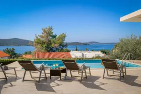 Villa with terrace, garden & barbeque | Pool view - Image 2