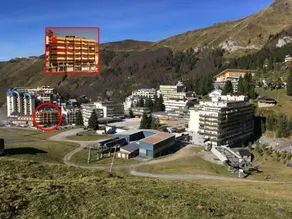 30m from ski slopes, 3rd floor, view ski slopes, balcony, tv, 29m², Gourette - Image 4