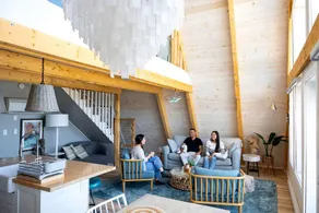 Oceanview A-Frame Cabin with Pool, Sauna & Hot Tub in Sugar Loaf, Canada - Image 3