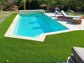 Chalet with terrace, garden & pool | Pool view - Image 2