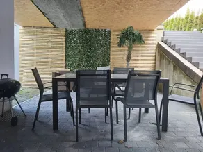 Holiday home with barbecue, terrace & garden | Garden view | Perfect for remote work - Image 5