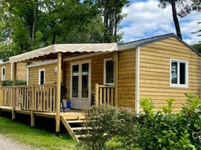 Family-friendly charming mobile home with terrace & heated pool - Image 2