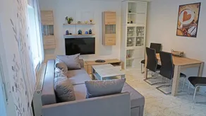 Apartment with garden, terrace & jacuzzi | Garden view - Image 2
