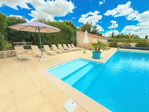 Gite with barbecue, private pool & terrace | Garden view - Image 2