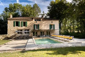 Villa with terrace, private pool & BBQ | Nature view - Image 2