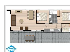 Bungalow with terrace & heated pool - Image 5