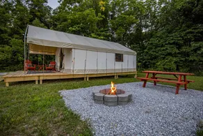 Iconic Tented Cabin with Fire Pit in Cassville, Missouri - Image 3