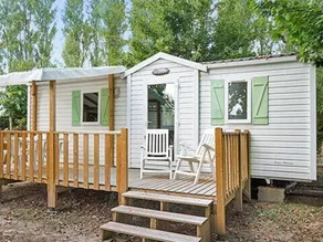 Agréable mobil home convivial et familial avec terrasse et piscine chauffée | Avec animaux autorisés - Image 4