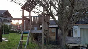Flat with barbecue, sauna & garden | Garden view - Image 4