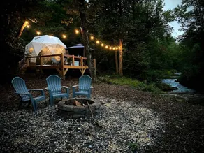 Geodome on Creek, Great Getaway, WIFI & Hot Shower near Boone, NC - Image 5