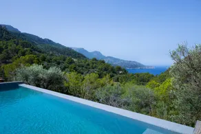 Maison de vacances avec internet haut débit, terrasse et piscine privée | Vue mer - Image 3