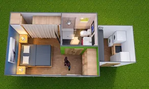 Pleasant chalet with terrace, garden & pool - Image 4
