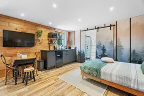 Appartement de vacances avec terrasse, jacuzzi et jardin | Vue jardin - Image 3