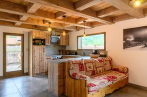 Chalet convivial et familial avec barbecue, terrasse et jardin | Vue jardin - Image 4