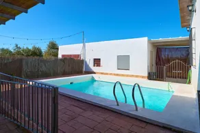 Holiday home with terrace, garden & private pool | Garden view | Good for workation - Image 3