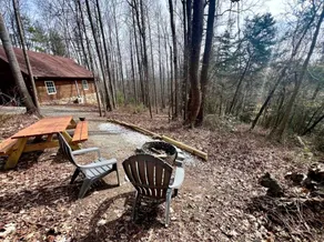Cozy Forest Cabin Surrounded by Trees near Stone Mountain State Park, North Carolina - Image 5