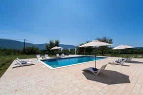 Family-oriented big villa with barbeque, terrace & private pool | Pool view - Image 5