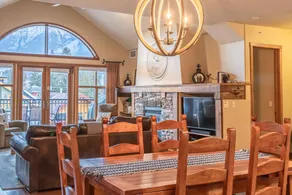 Mountain Views! Stunning Penthouse in Downtown Canmore Balcony + Fireplace - Image 4