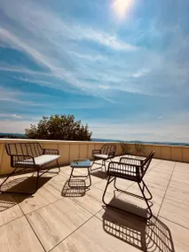 Penthousewohnung mit Dachterrasse, Sauna & Fernblick direkt bei Koblenz - Image 5