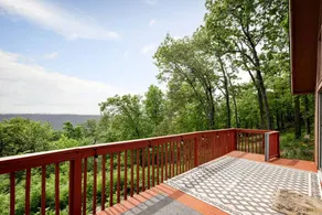 Rustic-Modern Chalet w/ Fire Pit, Deck & Views in Slanesville, WV - Image 5