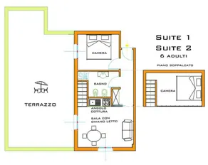 Appartement avec terrasse, piscine et jardin - Image 4