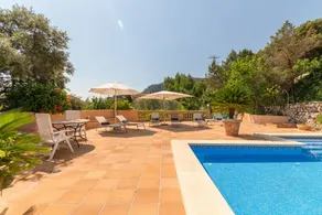 Fully equipped apartment with terrace, barbecue & private pool | Pool view - Image 5