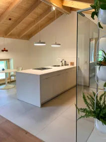 Loft with exposed roof timbers Bavarian Forest - Image 5