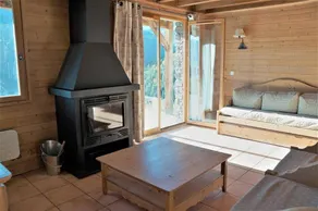 Chalet, view mountain, terrace, fireplace or stove, ski locker, 110m², Pra Loup - Image 2